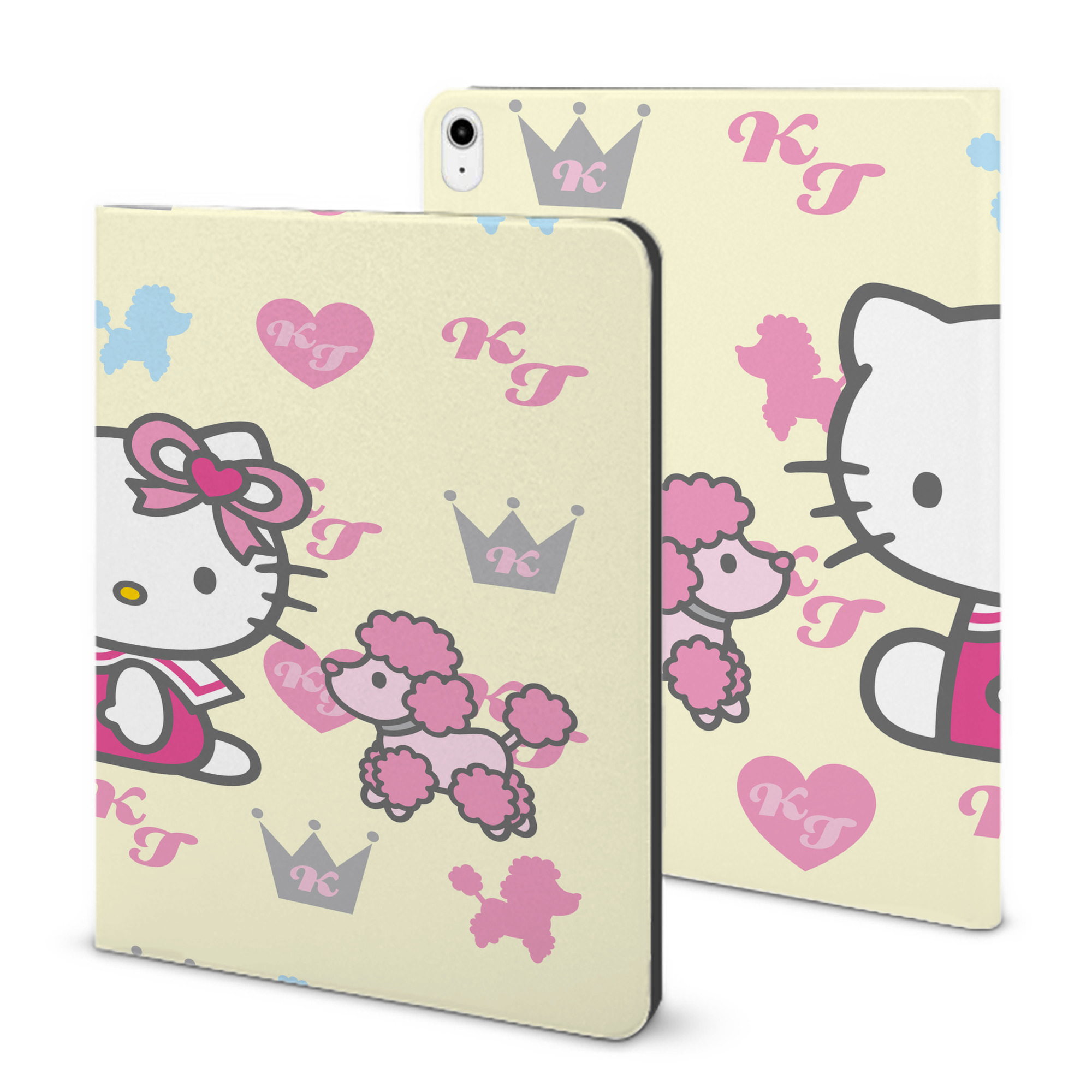 （画像用） Hello Kitty ハローキティ IPadケース ペンホルダー付き ブックスタイルデザイン